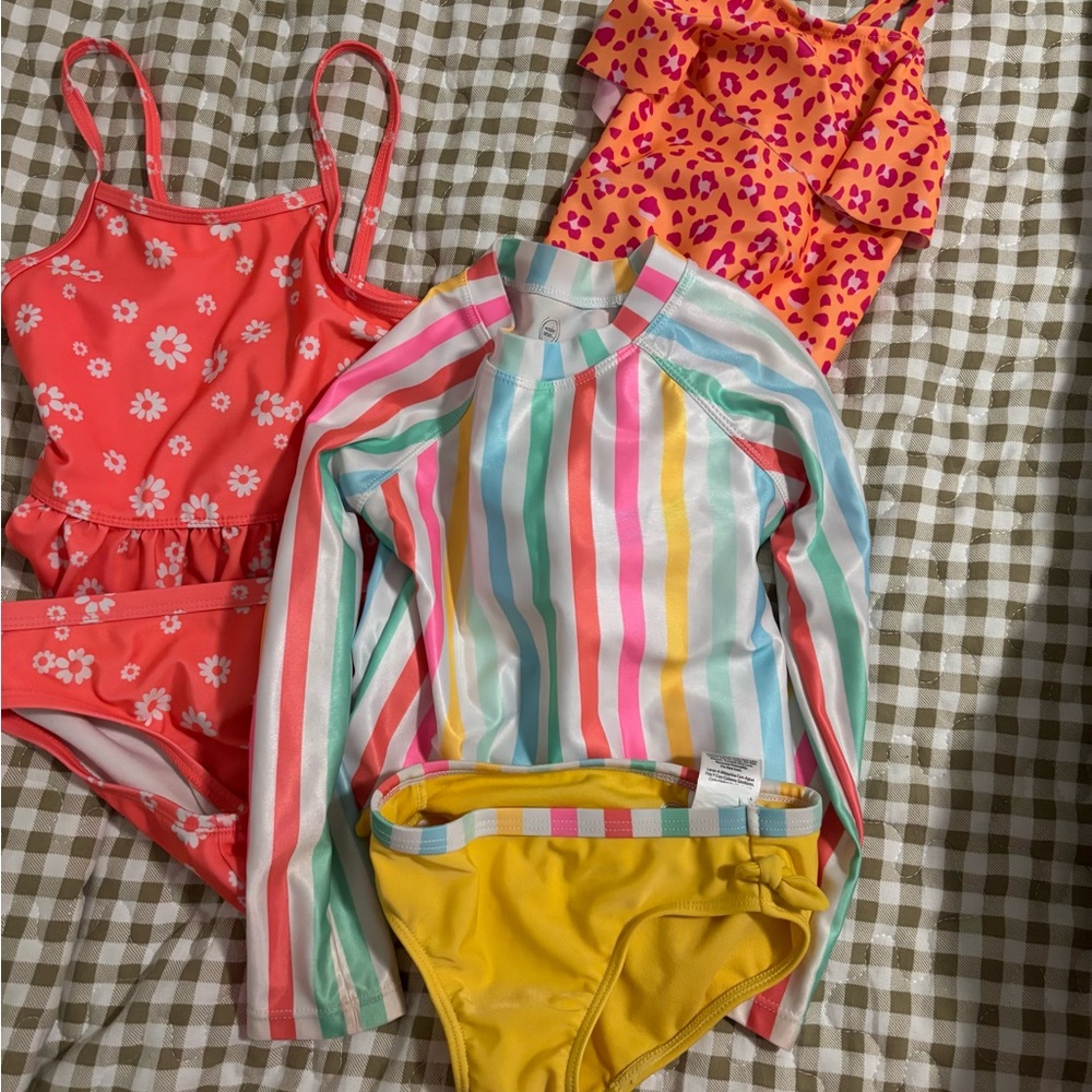 Bundle Of 3 3T swimsuits toddler swimwear